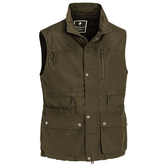 Pinewood Nye Tiveden vest-dark olive-3XL - Veste