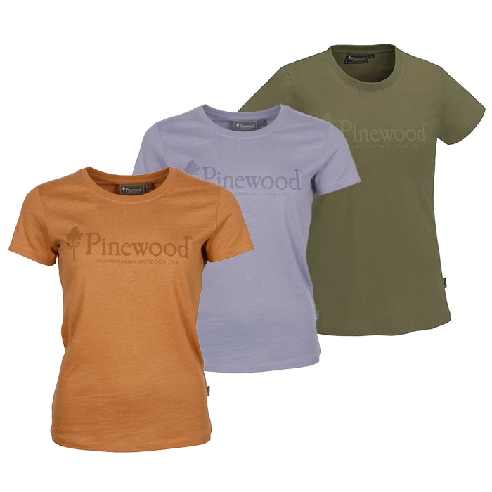 Pinewood Outdoor Life T-Shirt Dame - T-Shirts