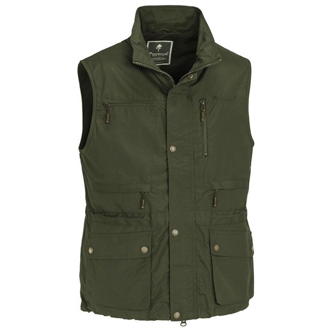 Pinewood Nye Tiveden vest-mossgreen-L