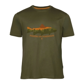 Pinewood Fish Passport T-Shirt Men, green