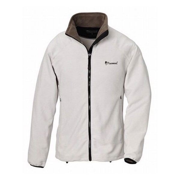 Pinewood Fleecejakke Johanna til dame, hvid-XL