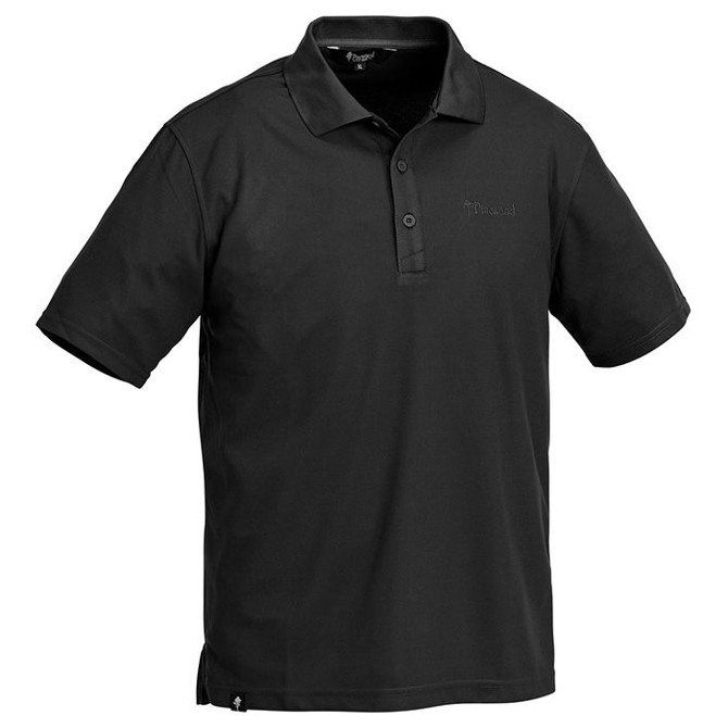 Pinewood Ramsey Coolmax polo-shirt, sort - T-Shirt, Polo-shirt