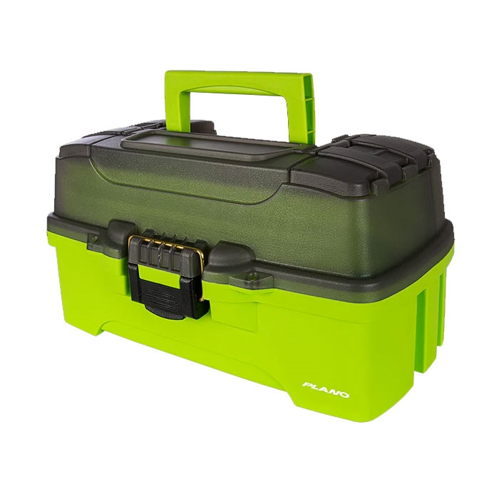 Se Plano 1-Tray Tackle Box, green - Grejbokse / grejæsker hos Outdoornu.dk