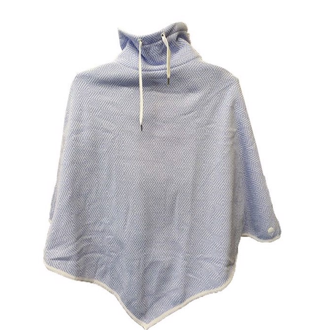 Weather Report fleece poncho