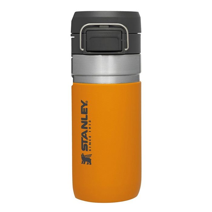Stanley Quick Flip Water Bottle / isoleret drikkedunk 0,47 L-saffron (gul) - Drikkeflasker /-dunk