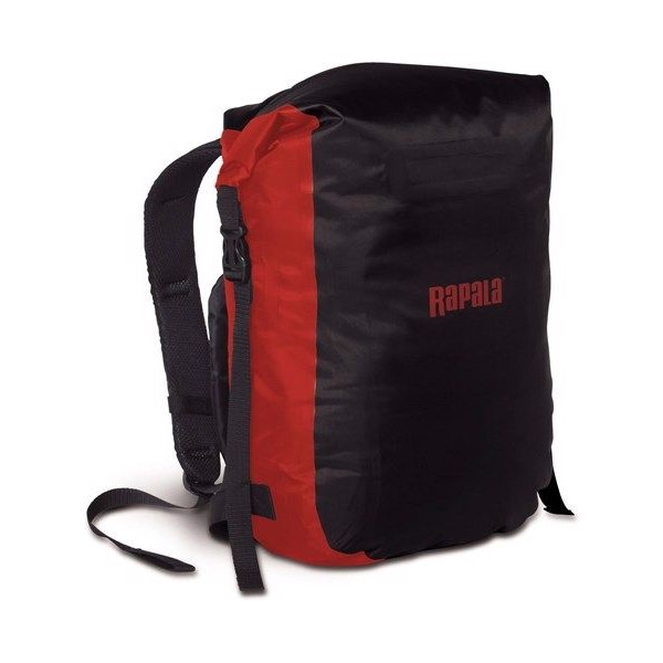 Rapala Waterproof Backpack 50L, black/red