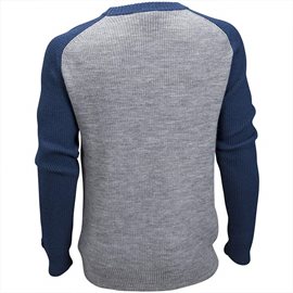 Ulvang Rav Kiby Round neck 100% uld, blå/grå