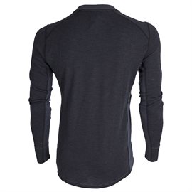 Ulvang Rav 100% round neck man, black/granite