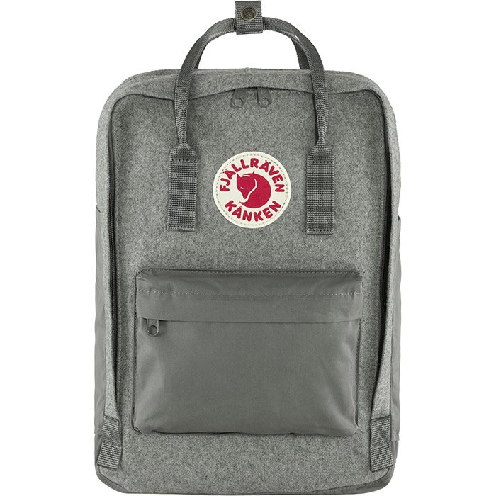 Billede af Fjällräven Kånken Re-Wool Laptop 15'' taske 18L-granite grey - Computer rygsække / tasker