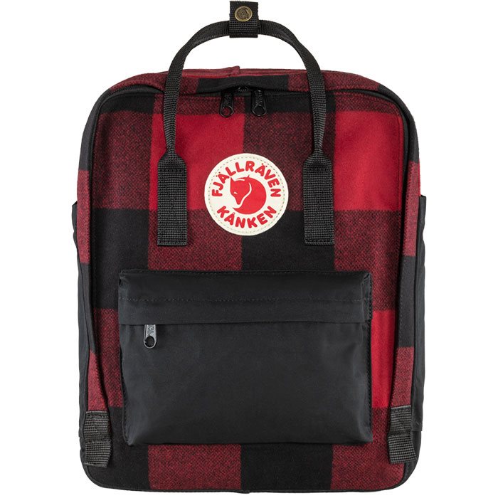Fjällräven Kånken Re-Wool 16L-red/black