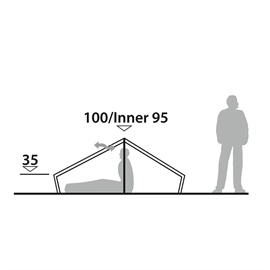 Robens Chaser 2 LW  telt - 2-pers.