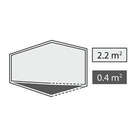 Robens Chaser 2 LW  telt - 2-pers.