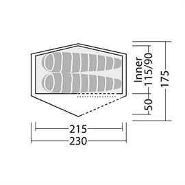 Robens Starlight 2 Exp telt - 2-pers.