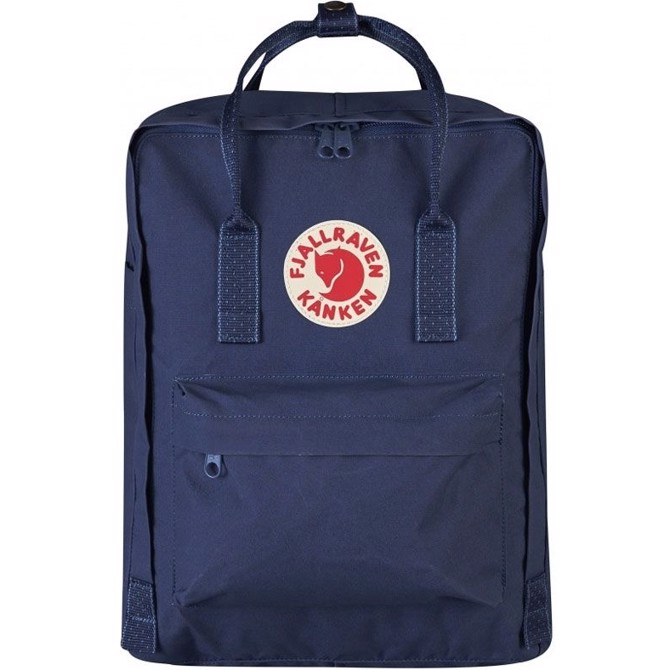 Fjällräven Kånken standard-royal blue pinstripe pattern