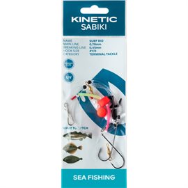 Kinetic Sabiki Surf Rig red, str. 1/0