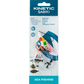 Kinetic Sabiki Surf Rig firetiger, str. 1/0