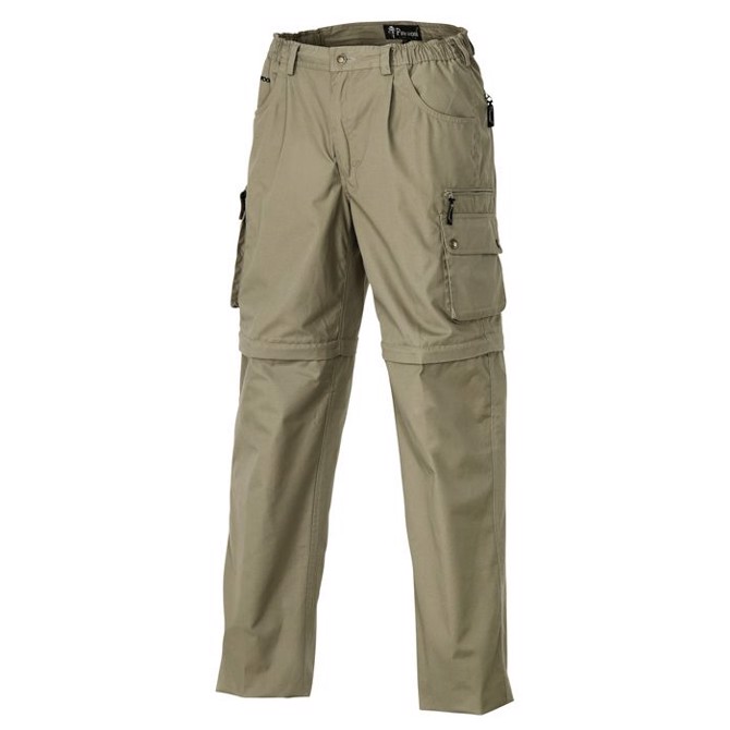 Pinewood Wildmark / Sahara Zip-Off buks-light khaki-46 - Bukser