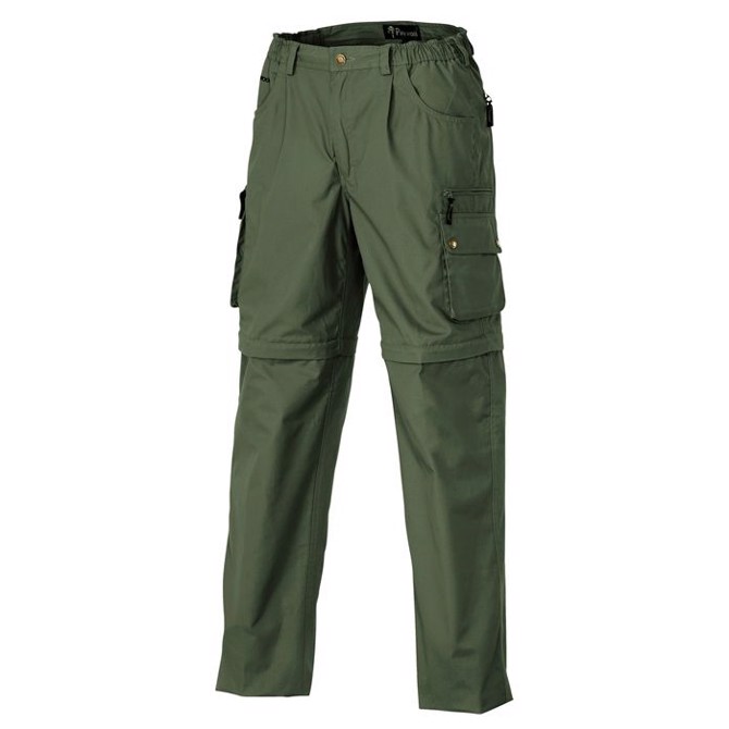 PineBrun Wildmark / Sahara Zip-Off buks-Grøn-56 – Bukser