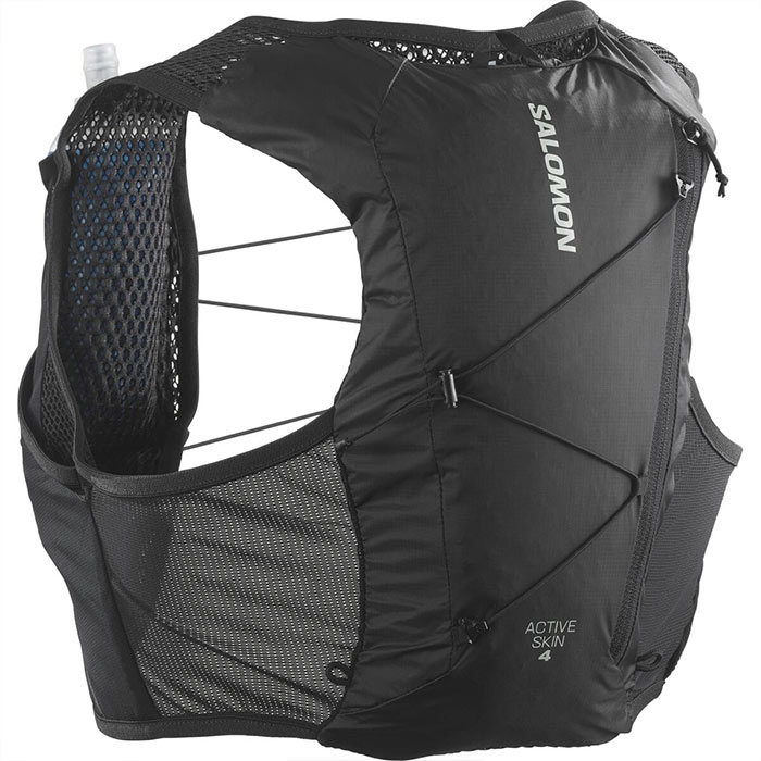 Salomon Active Skin 4 set, black/metal--L