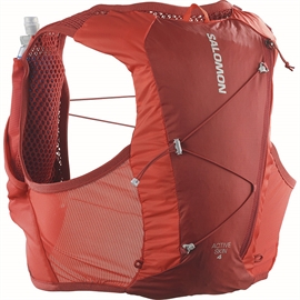 Salomon Active Skin 4 set, dahlia/high risk red