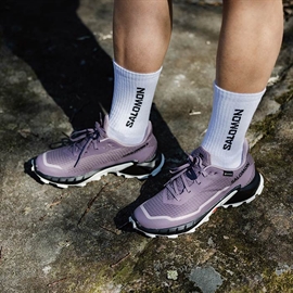 Salomon Alphacross 5 GTX Women, moonscape/blk/white