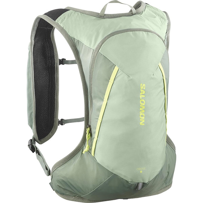 Salomon Cross 8 rygsæk-green milieu/agave green