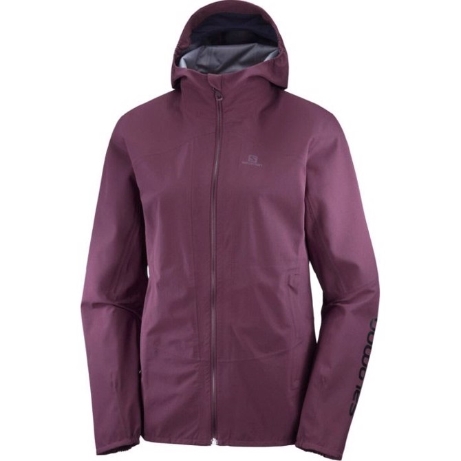 Salomon Outline Jacket Women 20.000mm, winetasting-S