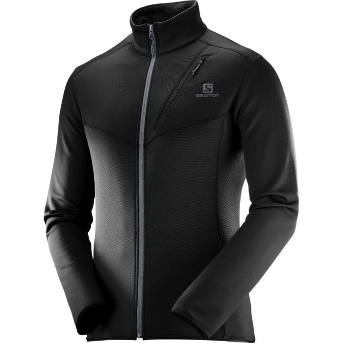 Salomon Discovery FZ softshell jakke Herre, sort