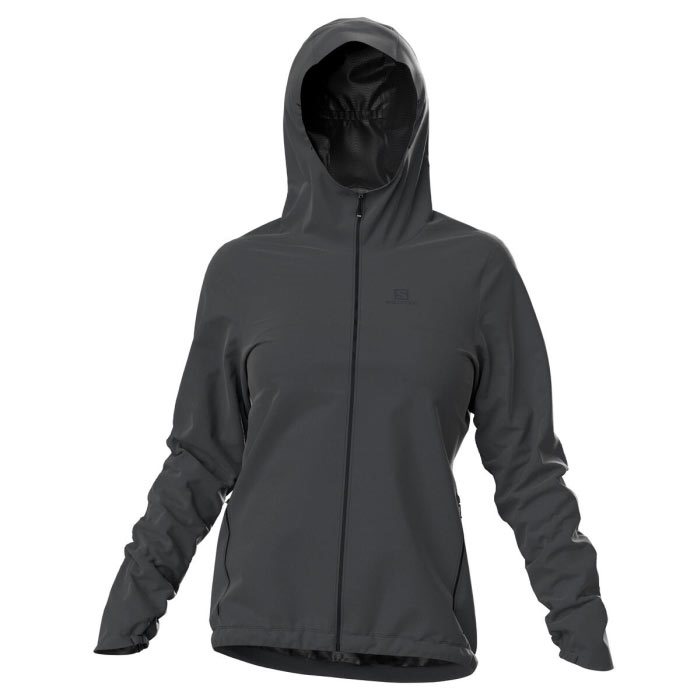 Salomon Essential WP regnjakke, black - Regntøj, poncho