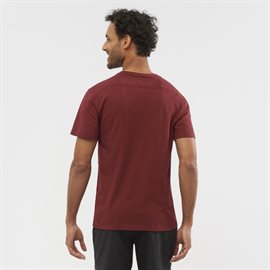 Salomon Essential Solid T-Shirt Men, cabernet
