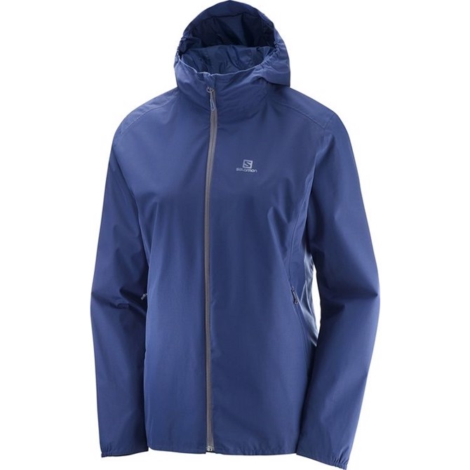 Salomon Essential Jacket Women, med. blue