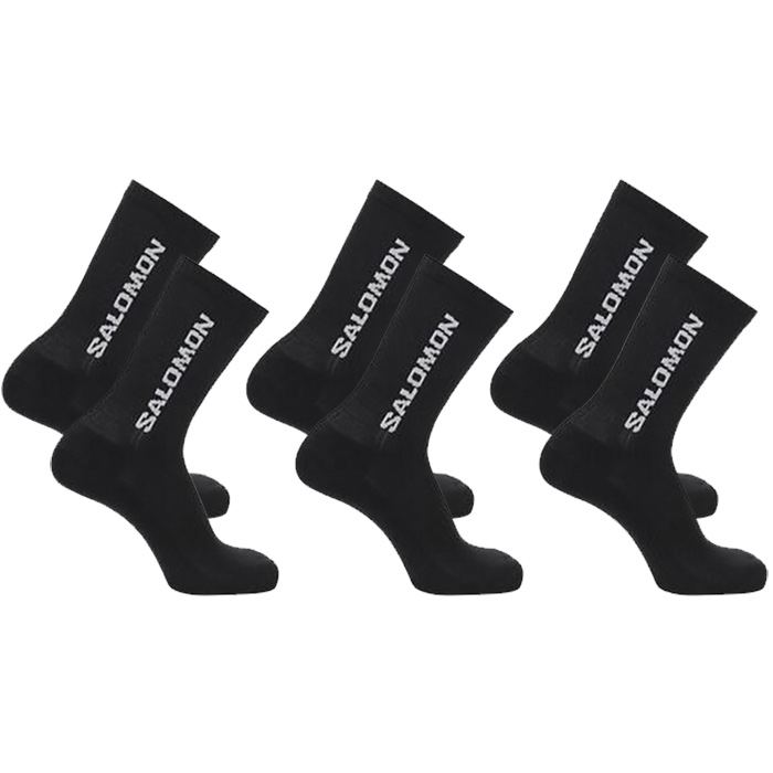 Salomon Everyday Crew 3-pack, black