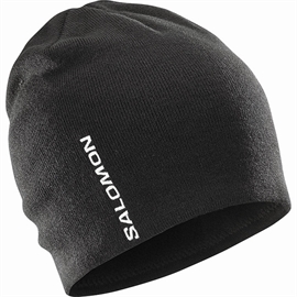Salomon Graphic Beanie strikhue, deep black