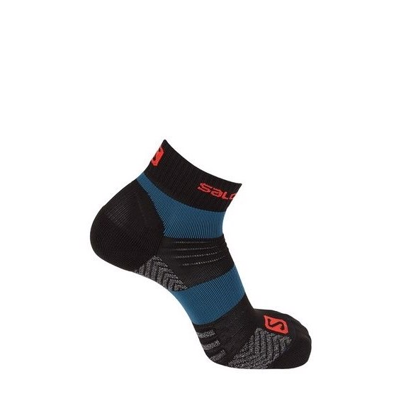 Salomon Quest Low Cut sok, black/f.red