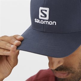 Salomon Logo Cap, mood indigo