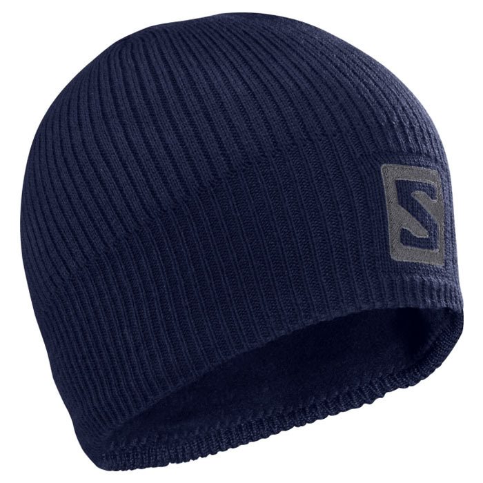 Salomon Logo Beanie, night sky