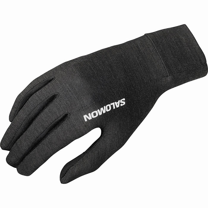 Salomon Merino Handsker-deep black-L - Handsker