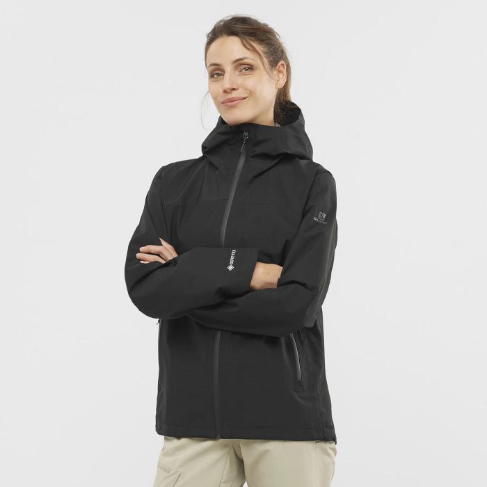 Række ud forvrængning godt Salomon Outline GTX 2.5L Jacket Women, black