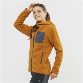 Salomon Outline Warm Teddy Fleece W, honey ginger