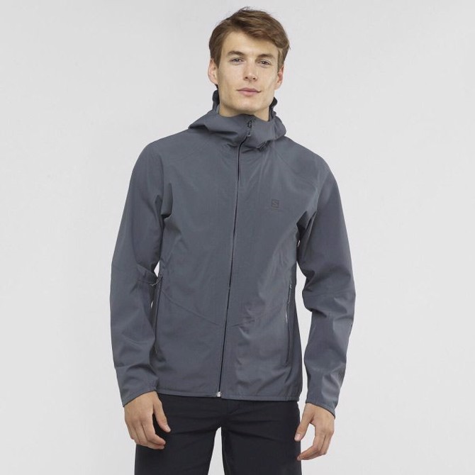 Salomon Outline Jacket Men 20.000mm, ebony-M