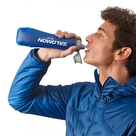 Salomon Soft Flask Insulated 400ml, clear blue
