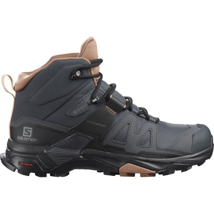 Salomon X Ultra 4 Mid GTX Woman, ebony/mocha - Vandrestøvler