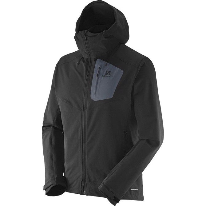 Salomon Ranger softshell jacket Men-black-2XL