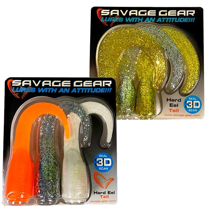 Billede af Savage Gear 3D Hard Eel Tails - Gummisfisk, shad, jig