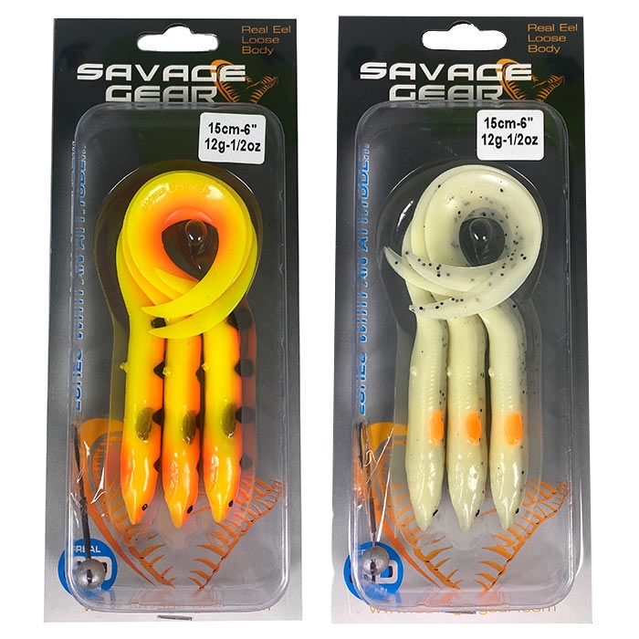 Savage Gear Real Eel, 12 g / 15 cm, 3 stk.