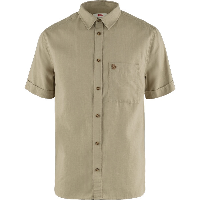 Billede af Fjällräven Övik Travel Shirt Men-sand stone-M - Skjorter hos Outdoornu.dk