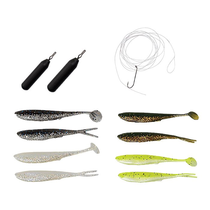 Se Savage Gear Finezze Dropshot sæt - Gummisfisk, shad, jig hos Outdoornu.dk