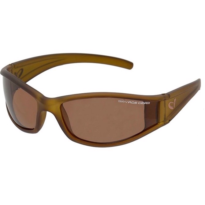 Savage Gear Slim Shades polaroidbrille, amber