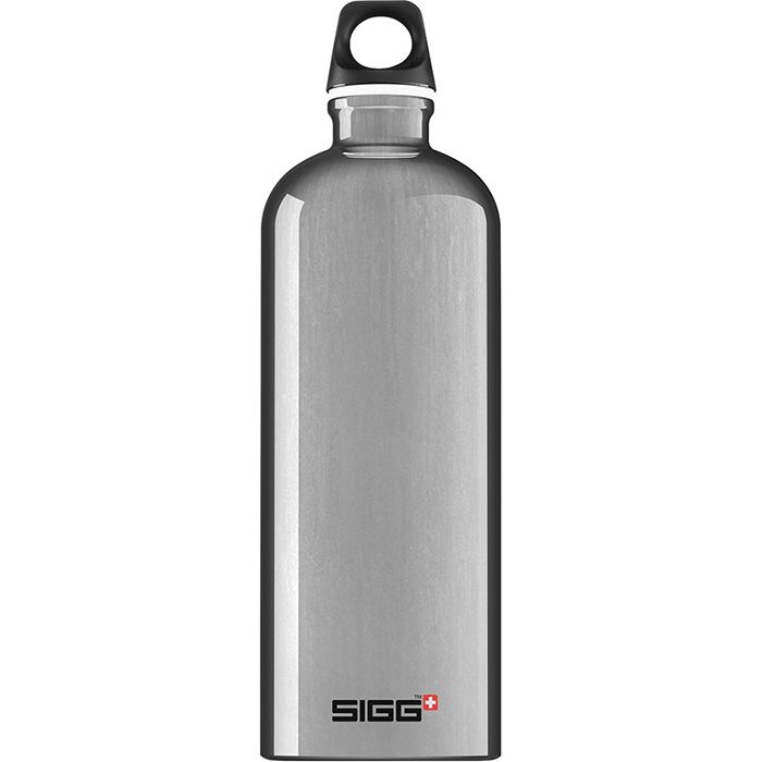Sigg Water Bottle Traveller 1 L, børstet alu