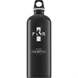 Sigg Water Bottle Traveller 1 L, mountain black